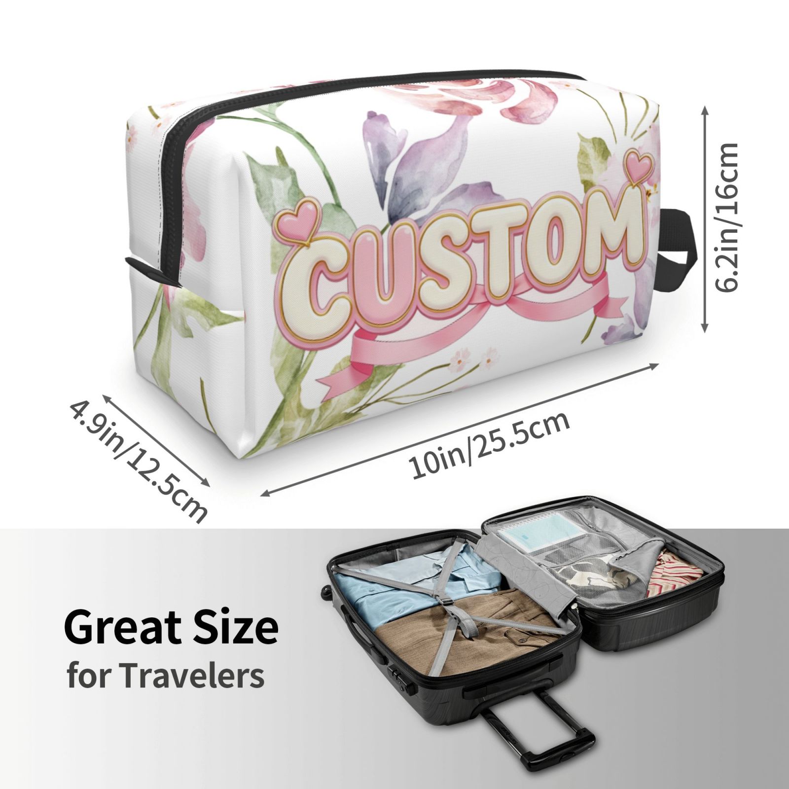 Toiletry Bag, Large Full Size Toiletry Bag, Travel Hand-Held Make up Wash Bags,