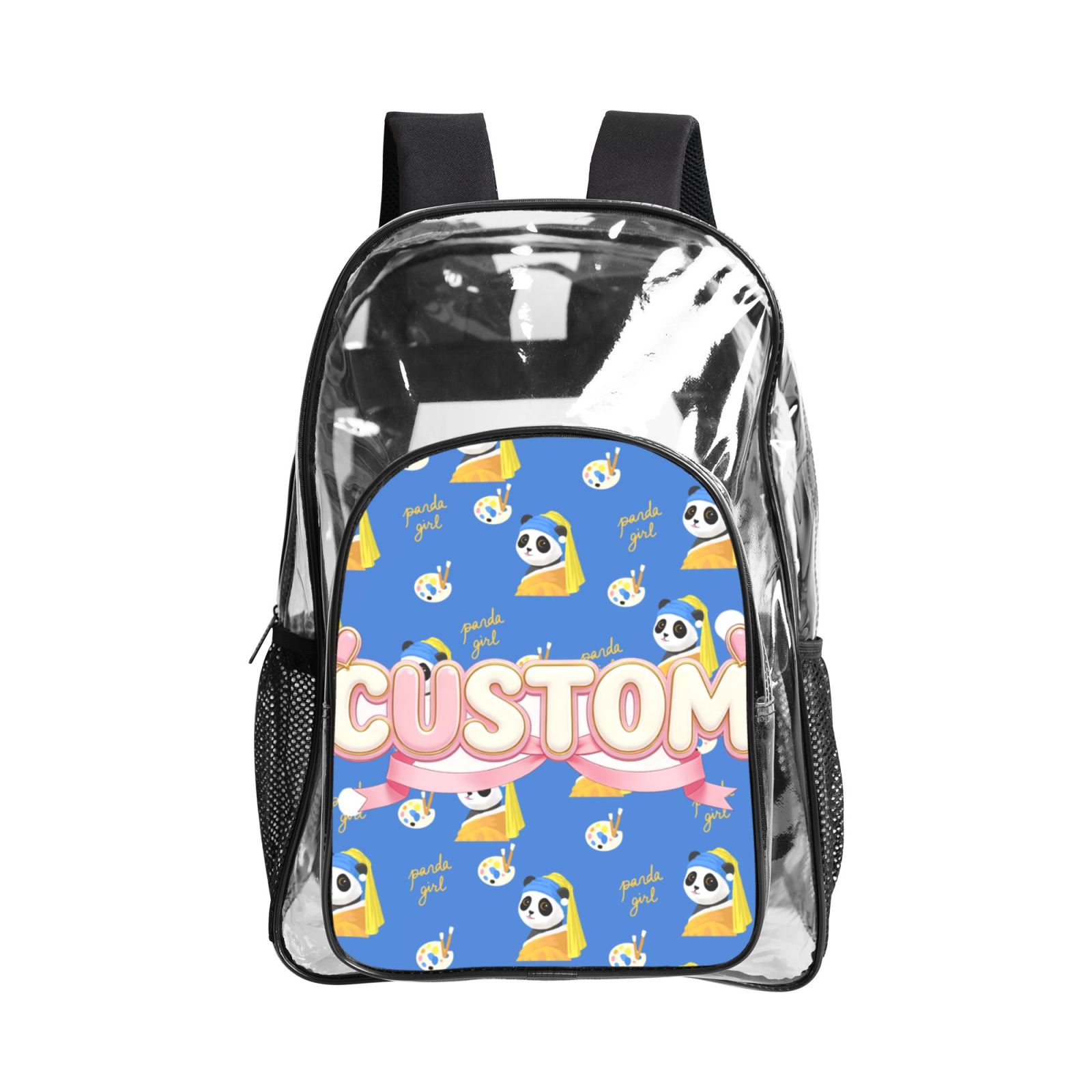 Clear Backpack,Cosmetic Travel Portable Storage Bag School Waterproof Rucksack