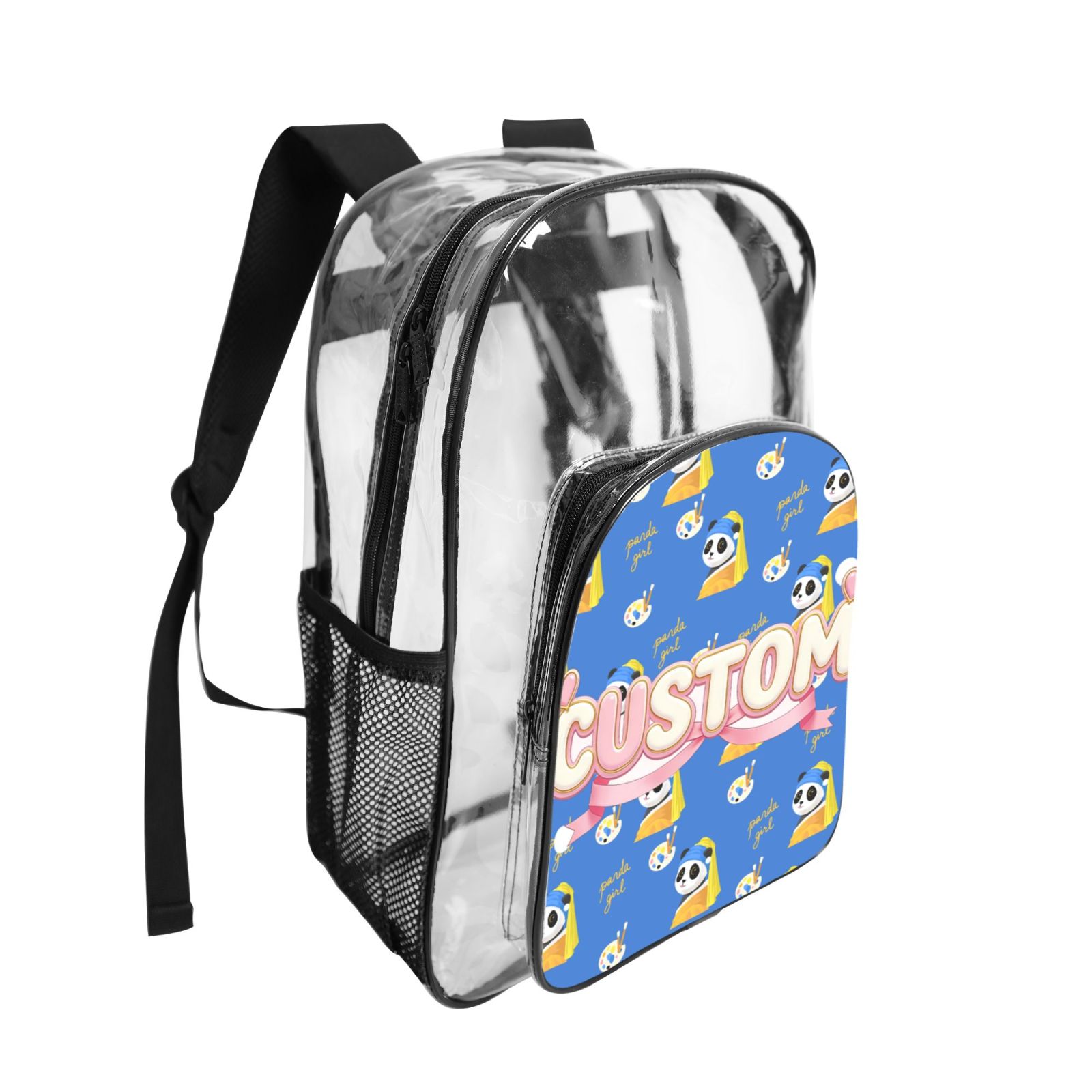 Clear Backpack,Cosmetic Travel Portable Storage Bag School Waterproof Rucksack