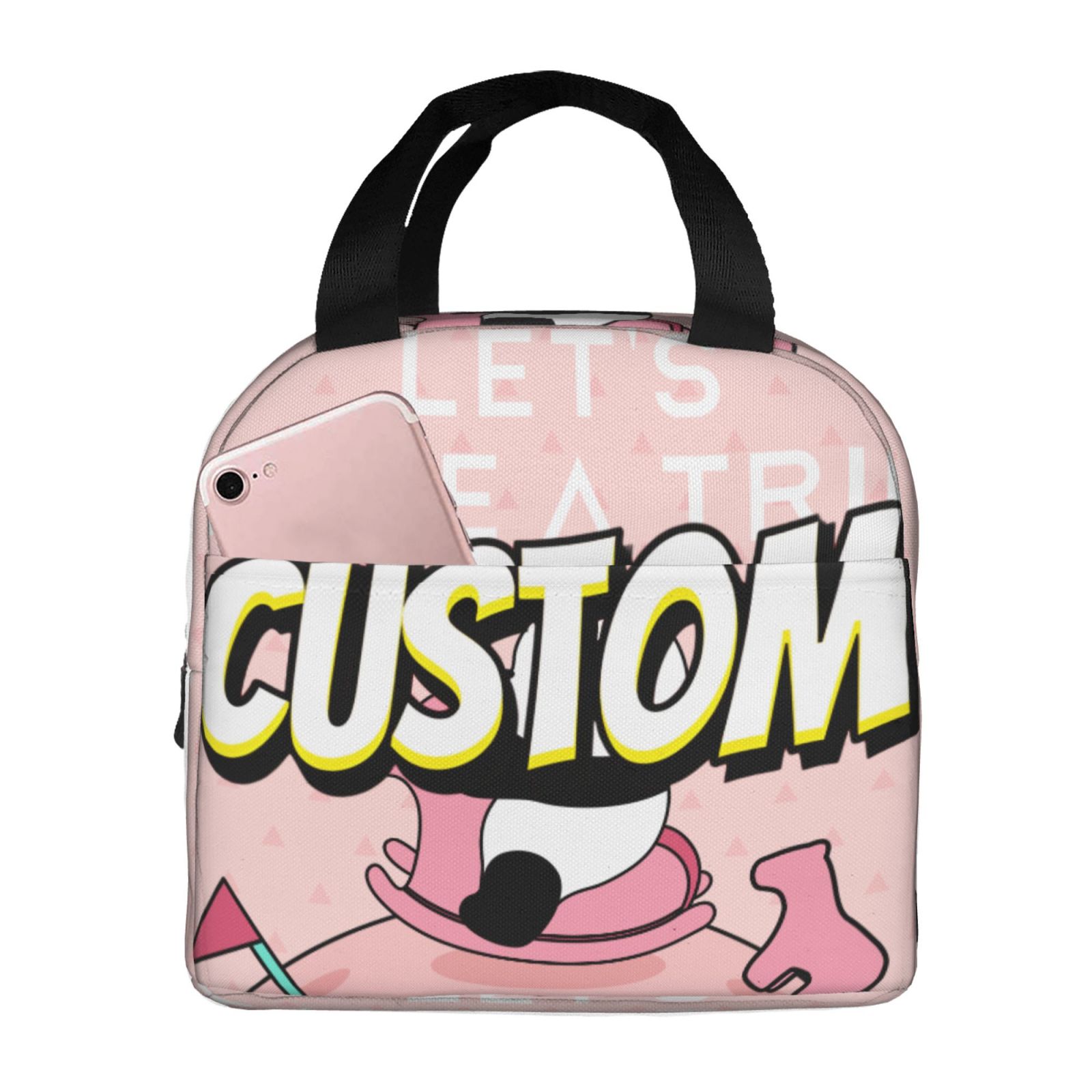 Lunch Bags for Women Men, Portable Insulated Lunch Bag Water-Resistant Leak-Proof Lunch Box Tote Bag