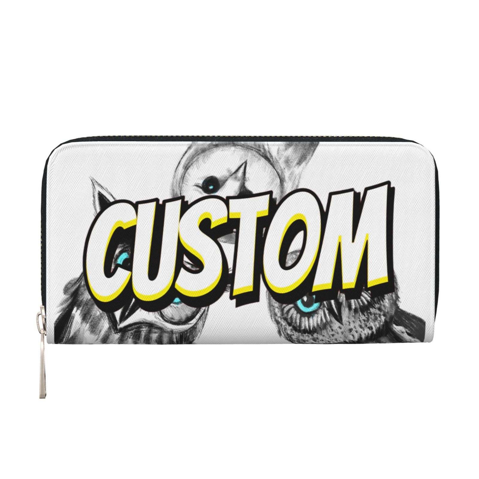 Leather Women's Wallets, Large Capacity Long Ladies Purse Card Holder Purse