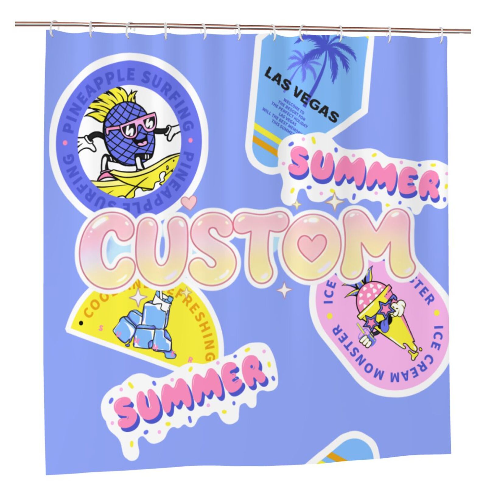 Shower Curtain Modern Minimalistic Arch Home Bathtubs Bathroom Curtain Decoration Set 