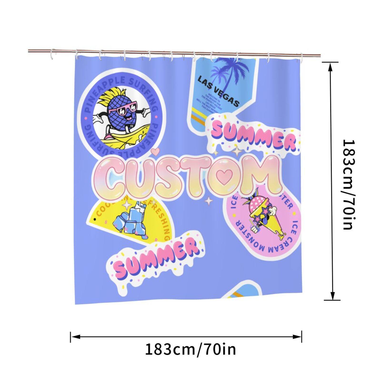 Shower Curtain Modern Minimalistic Arch Home Bathtubs Bathroom Curtain Decoration Set 