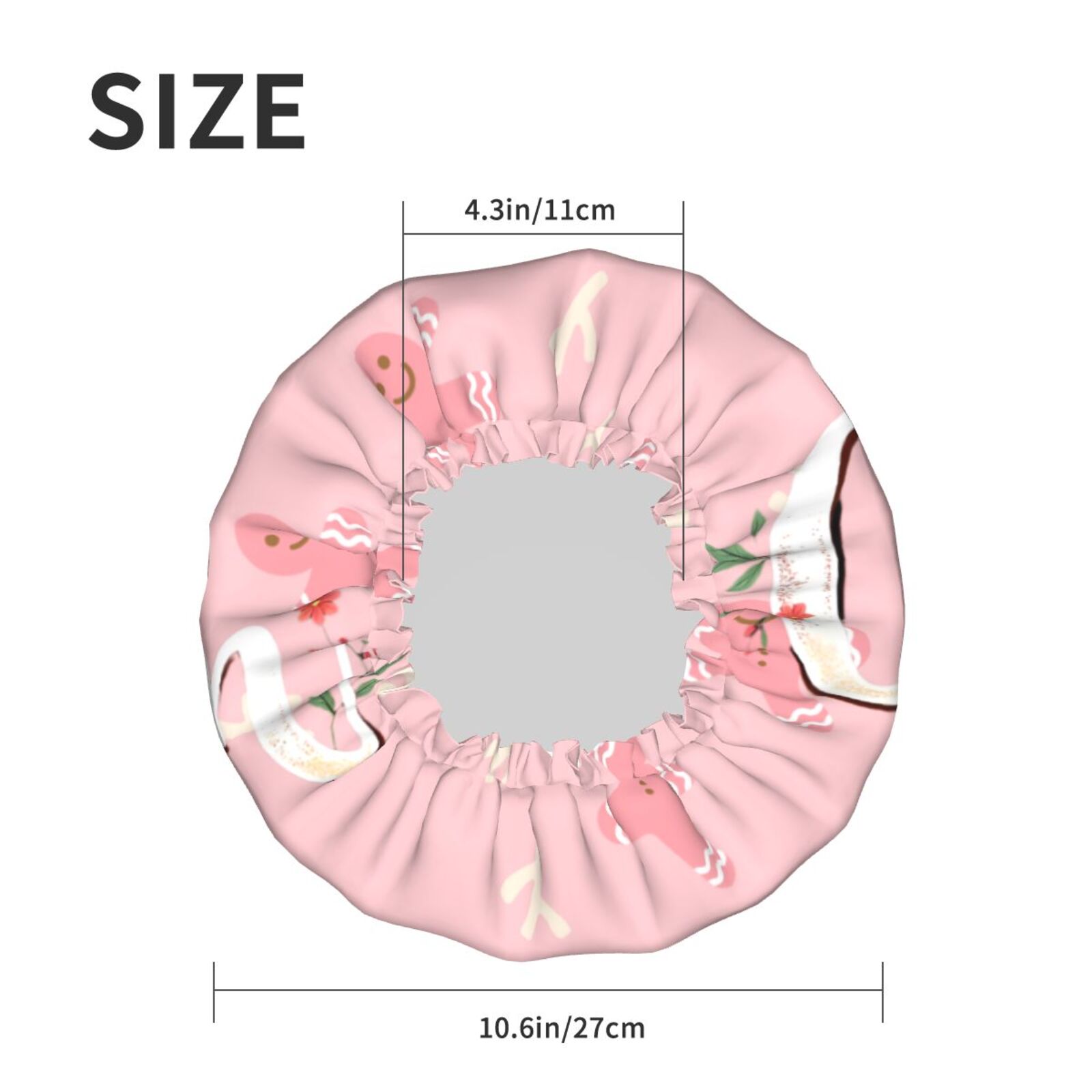  Double-Layer Waterproof Reusable Hair Cap