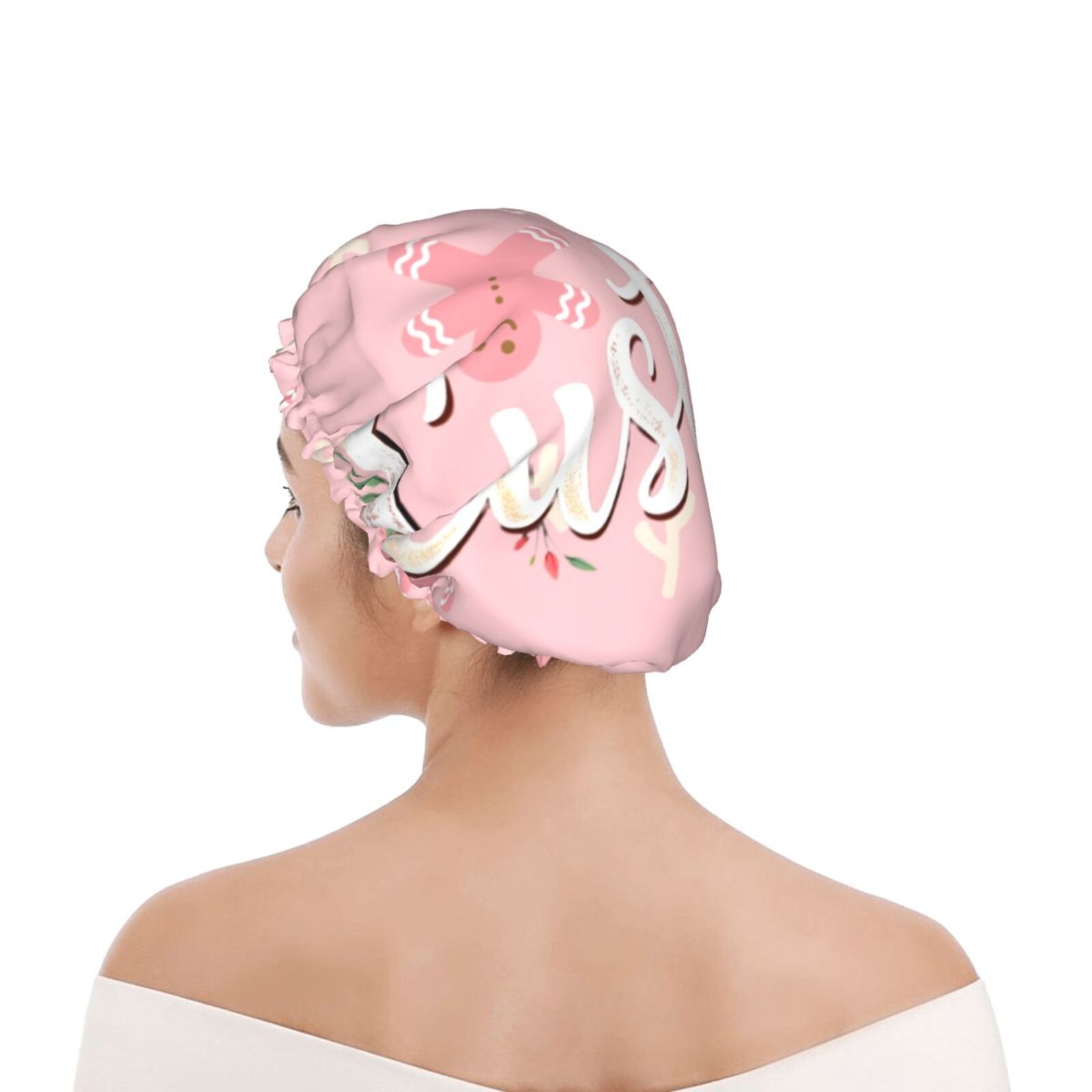  Double-Layer Waterproof Reusable Hair Cap