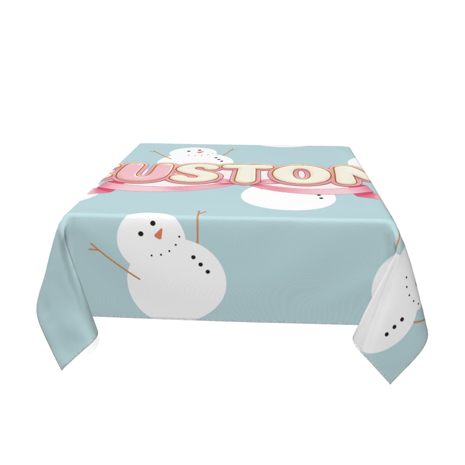 Square Table Cloth  Wipe Clean Tablecloth Waterproof Wipeable Oil Cloth Stain Proof Table Cover 