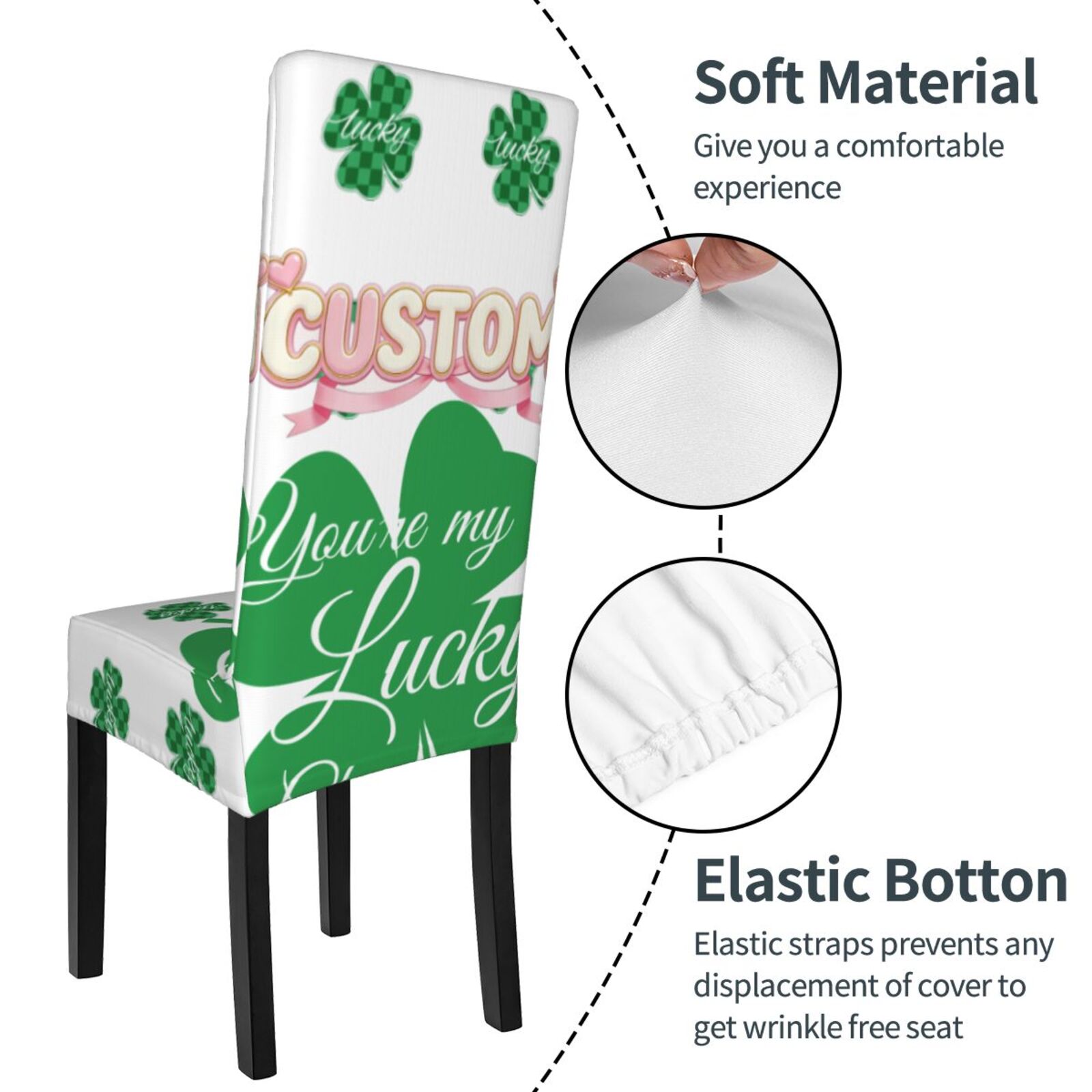 Dining Room Chair Covers   Elastic Removable Washable Seat Covers for Hotel Kitchen Banquet Ceremony