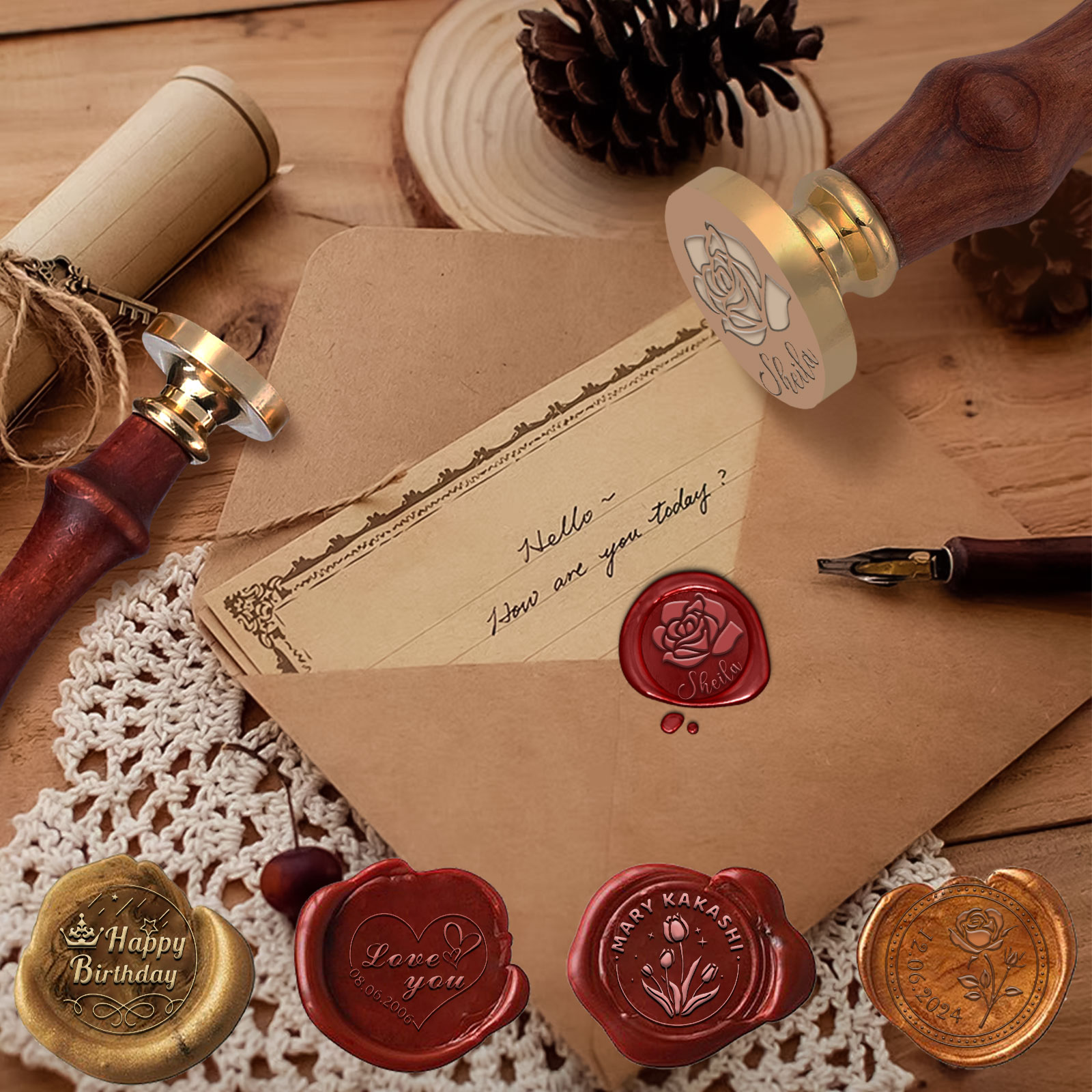 Personalised Wax Seal Stamp