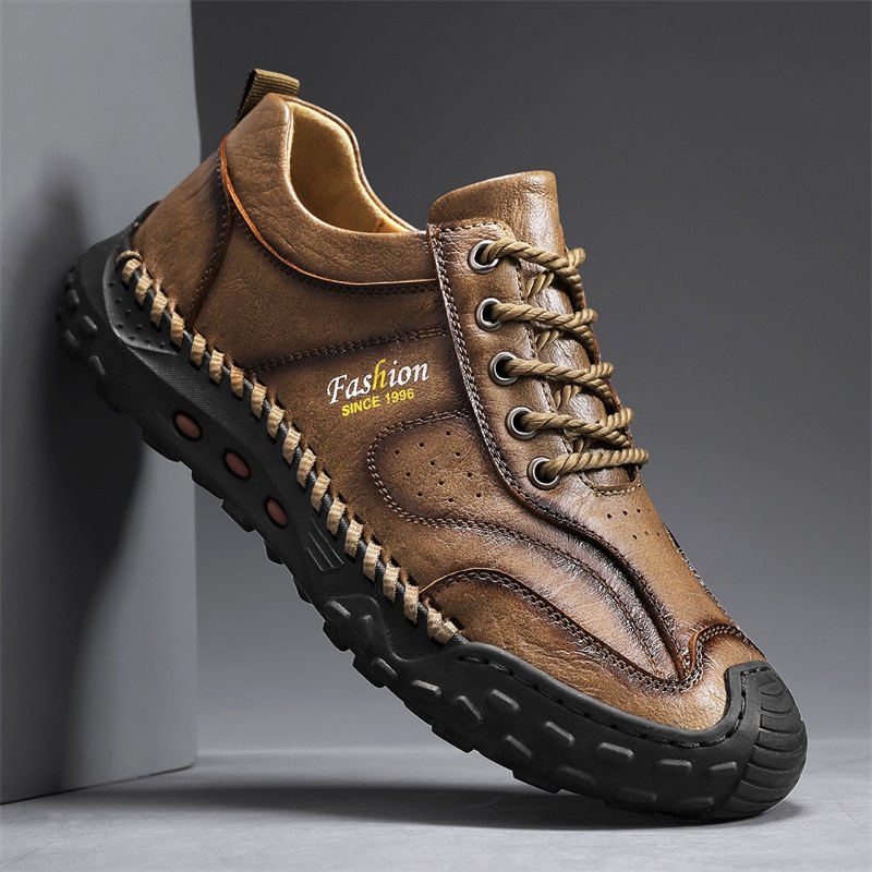 🔥Promotion - 50% OFF🔥Men's Handmade Genuine Leather Orthopedic Loafers with Arch Support