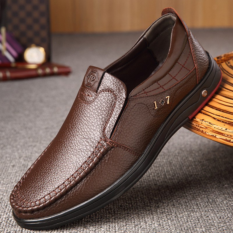 🔥Hot Sale🎉 Mens Soft Insole Casual Business Slip On Loafers