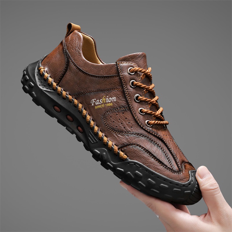 🔥Promotion - 50% OFF🔥Men's Handmade Genuine Leather Orthopedic Loafers with Arch Support