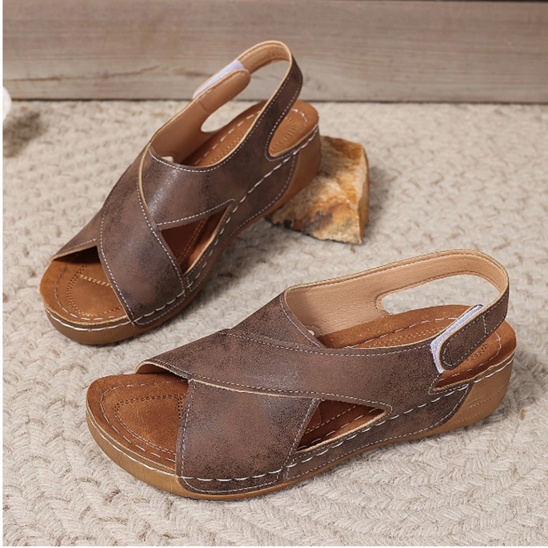 Women's platform casual open-toe orthopedic sandals