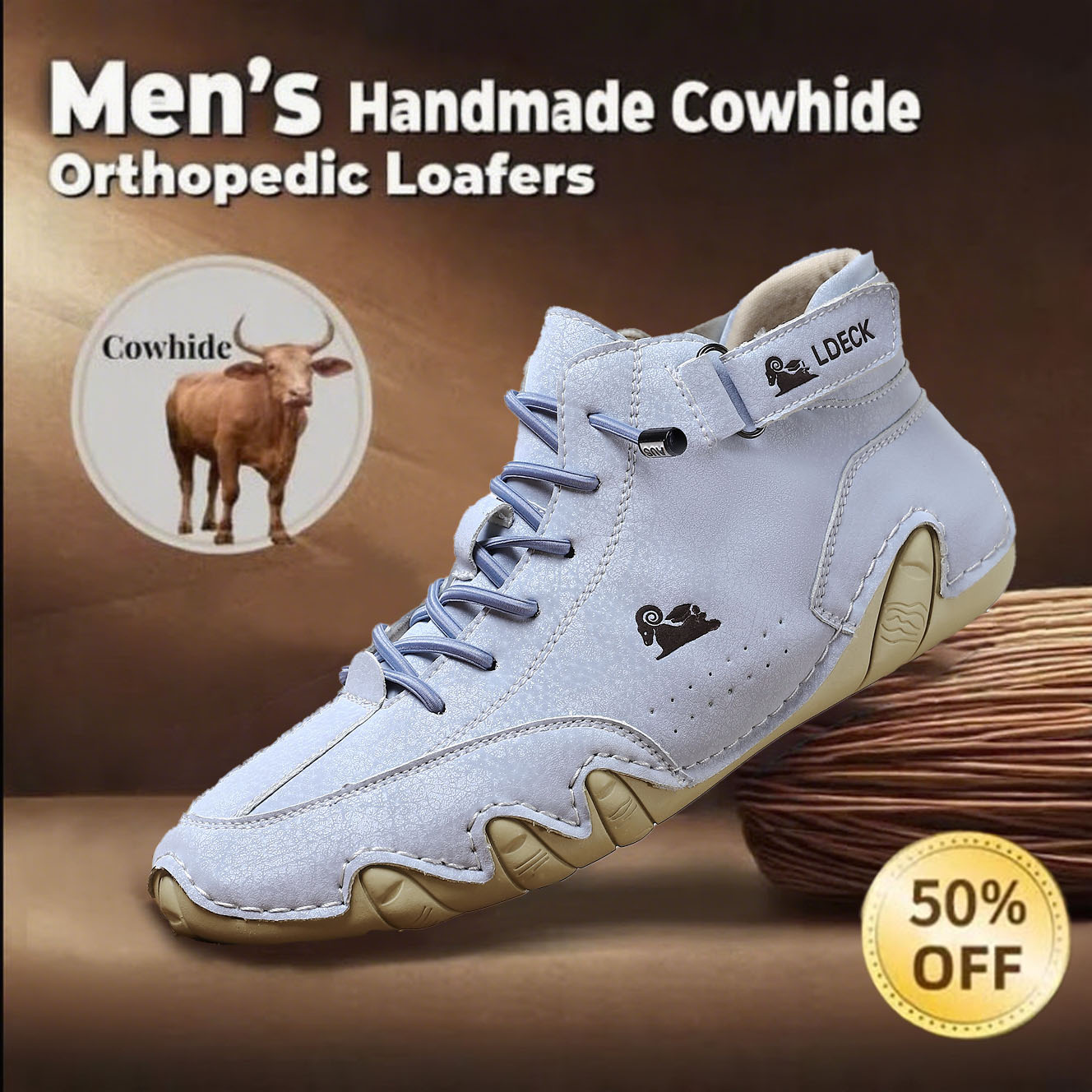 🔥Today 70% off🔥 Unisex Waterproof Fashion Orthopedic Shoes with Arched Foot Support