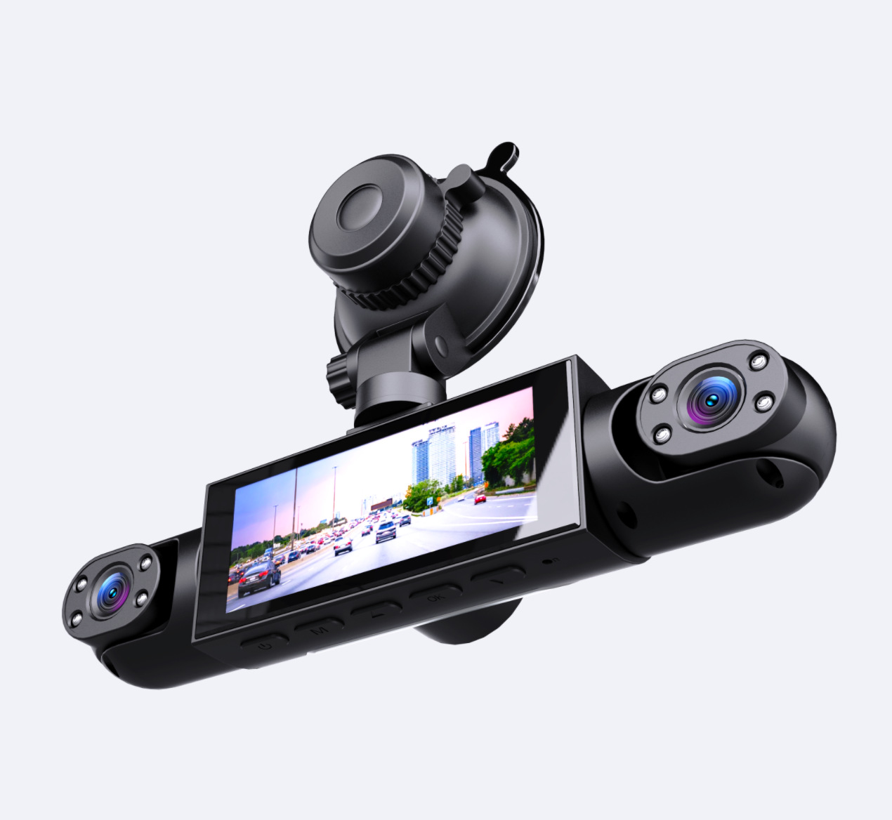 Kosmooy™4-Channel 360° Dash Cam | Full Car Surround Security Camera🚗