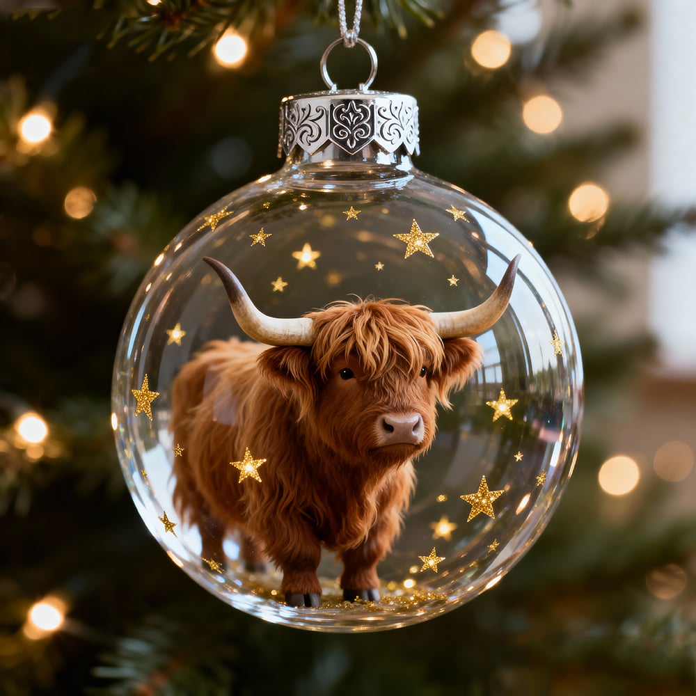 🐂2026 Wildlife Wonders CollectionTM Crystal Glass Ornament