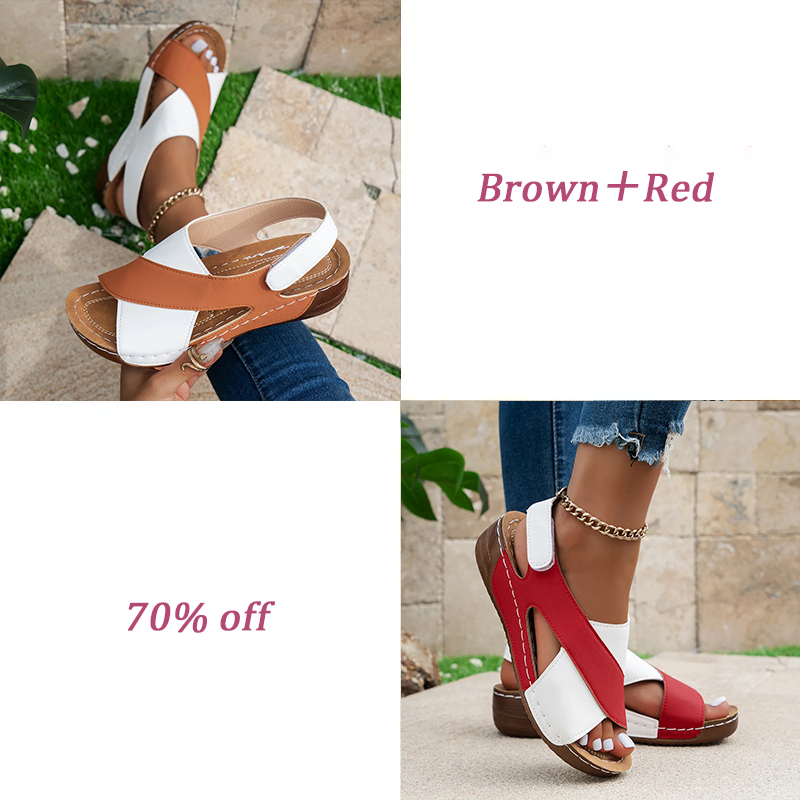 Women's platform casual open-toe orthopedic sandals