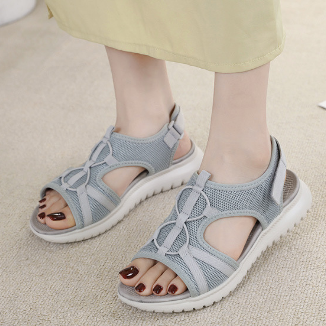 🔥LAST DAY 70% OFF🔥 Orthopedic Mesh Sport Sandals - Buckle Closure & Treading Outsole
