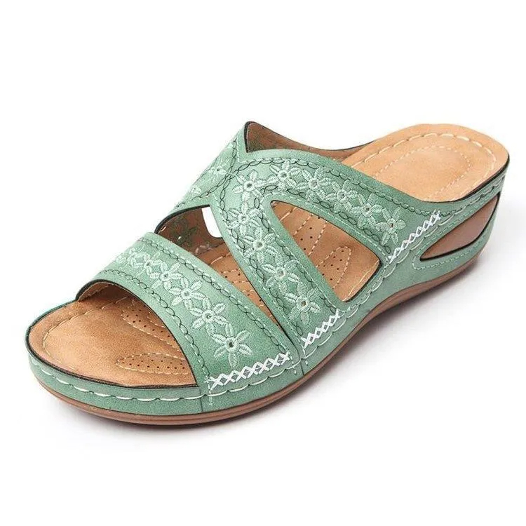 Women's Summer Wedge Sandals – Comfortable & Stretchy