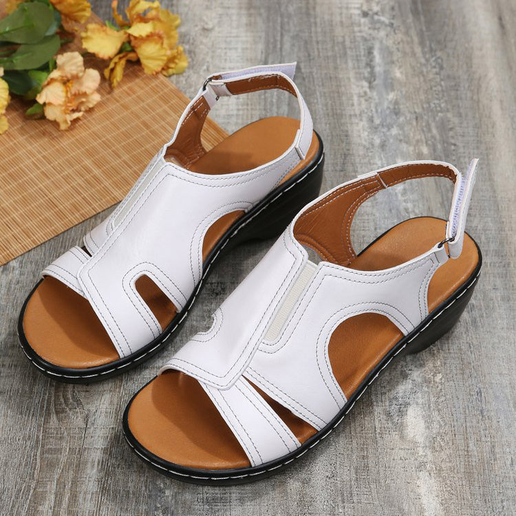 Retro Wedge Heel Orthopedic Sandals