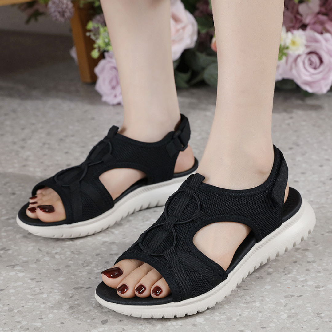 🔥LAST DAY 70% OFF🔥 Orthopedic Mesh Sport Sandals - Buckle Closure & Treading Outsole