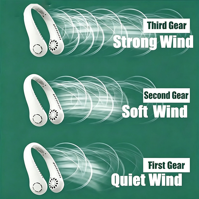 Portable, Bladeless Neck Fan – (Imported)