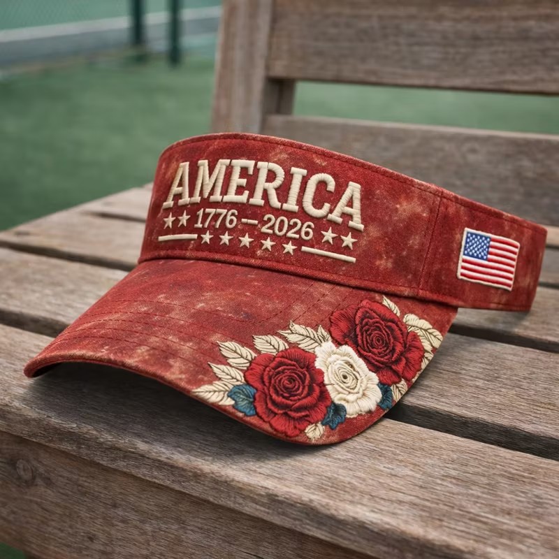 US 250th Anniversary Art Print Casual Tennis Cap