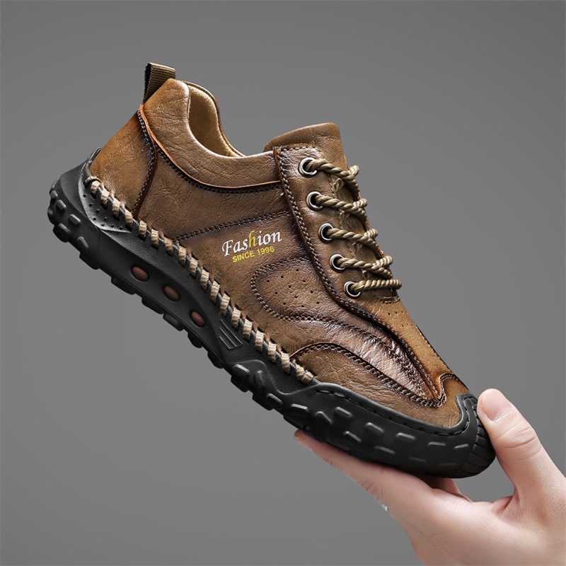 🔥Promotion - 50% OFF🔥Men's Handmade Genuine Leather Orthopedic Loafers with Arch Support