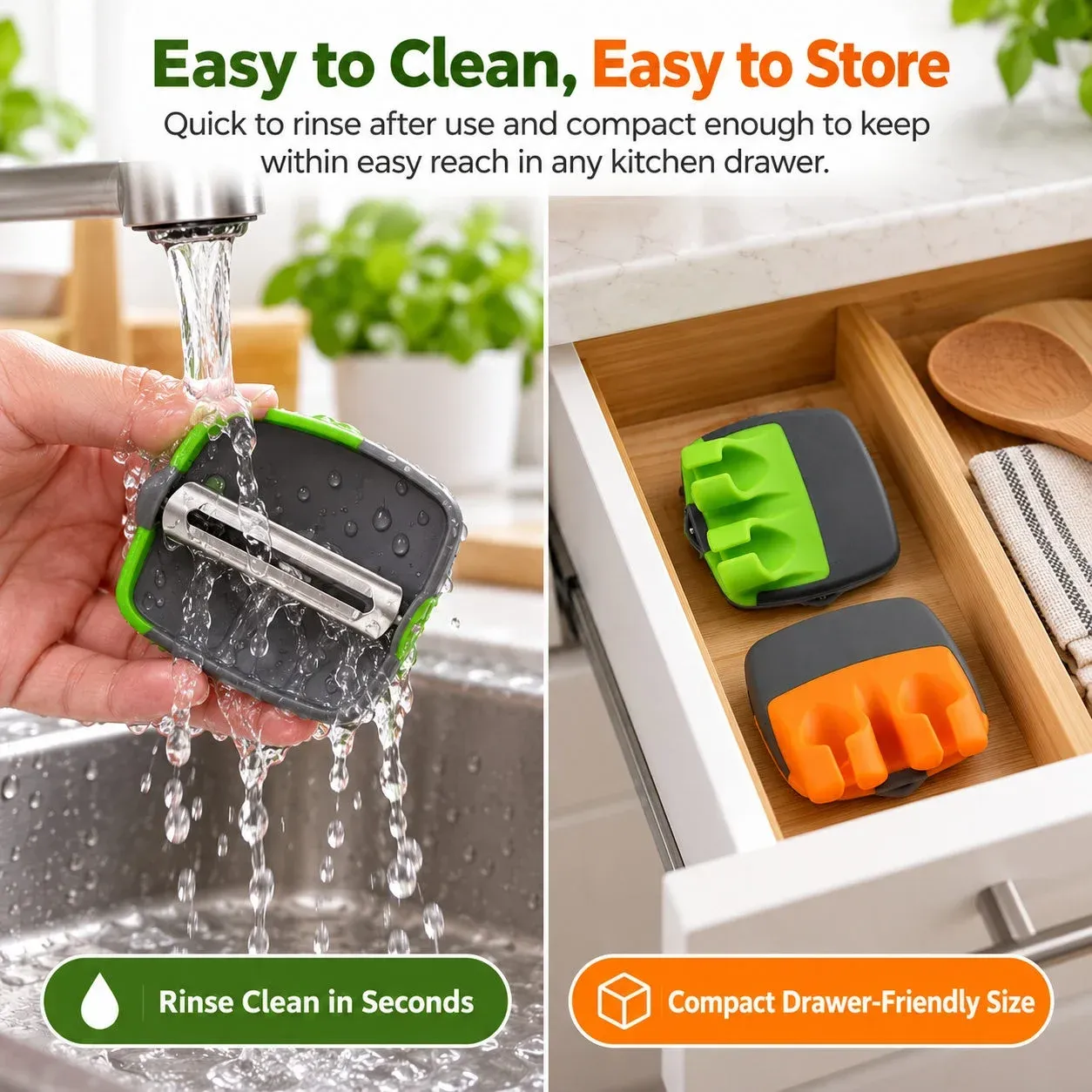 Care and compact storage demonstration