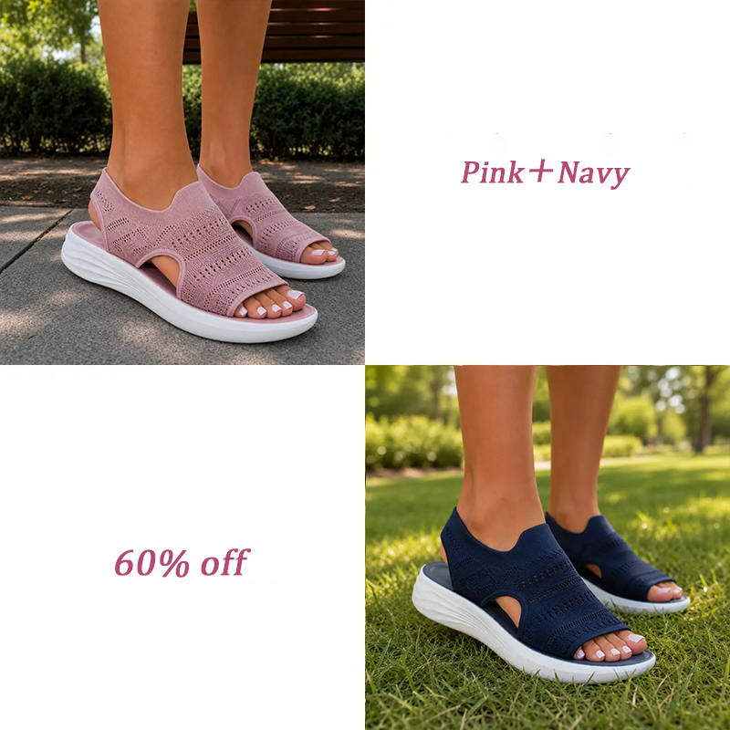 Matufit™ – Knit Platform Comfort Sandals for Women