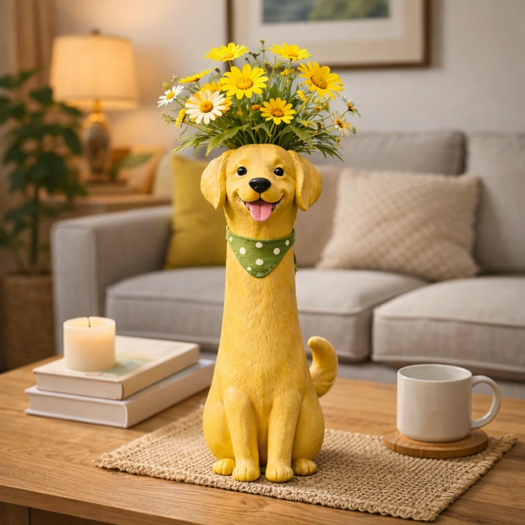 🐶 Mother’s Day Special – Dog Flower Vase