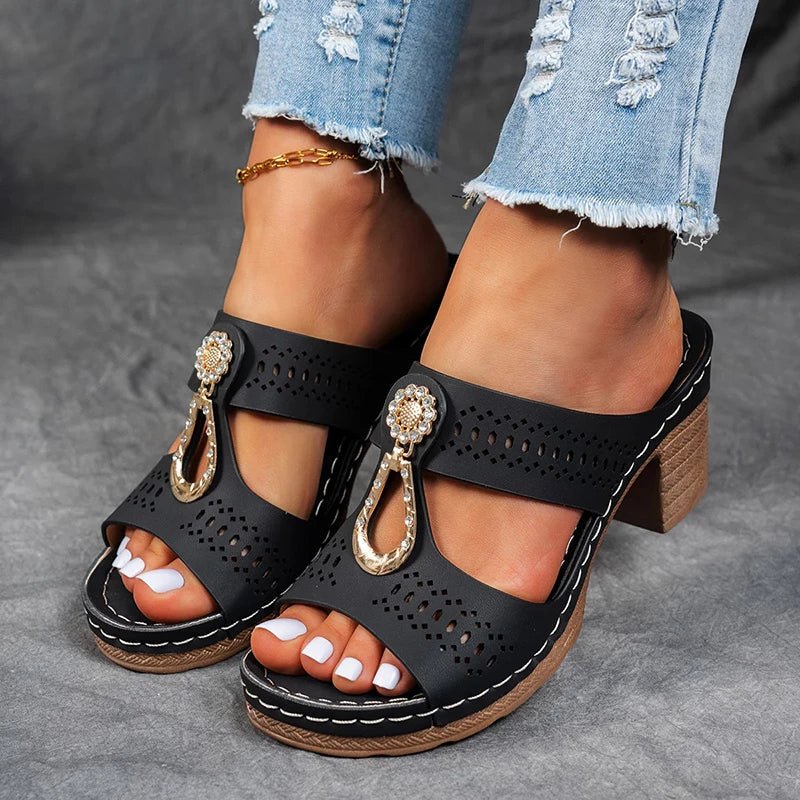 ✨Final Day:50%Off-Latest Orthopedic Block-Heel Sandals