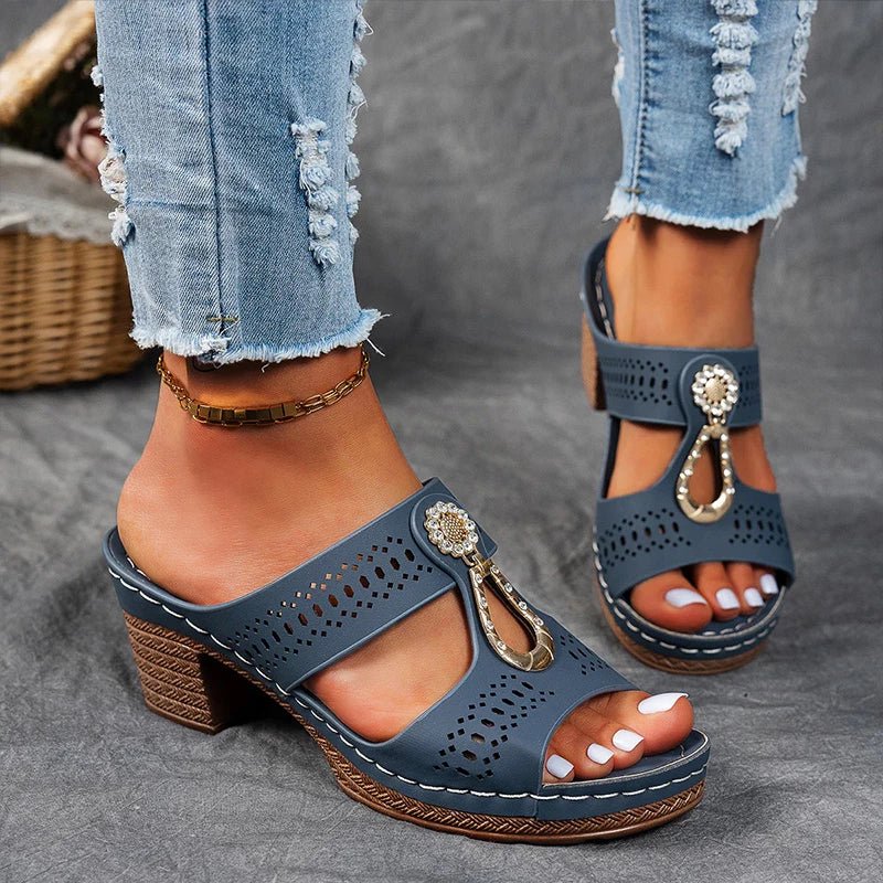 ✨Final Day:50%Off-Latest Orthopedic Block-Heel Sandals