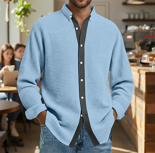 100% Premium Cashmere Men’s Shirt — Timeless Style