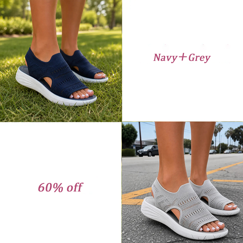 Matufit™ – Knit Platform Comfort Sandals for Women