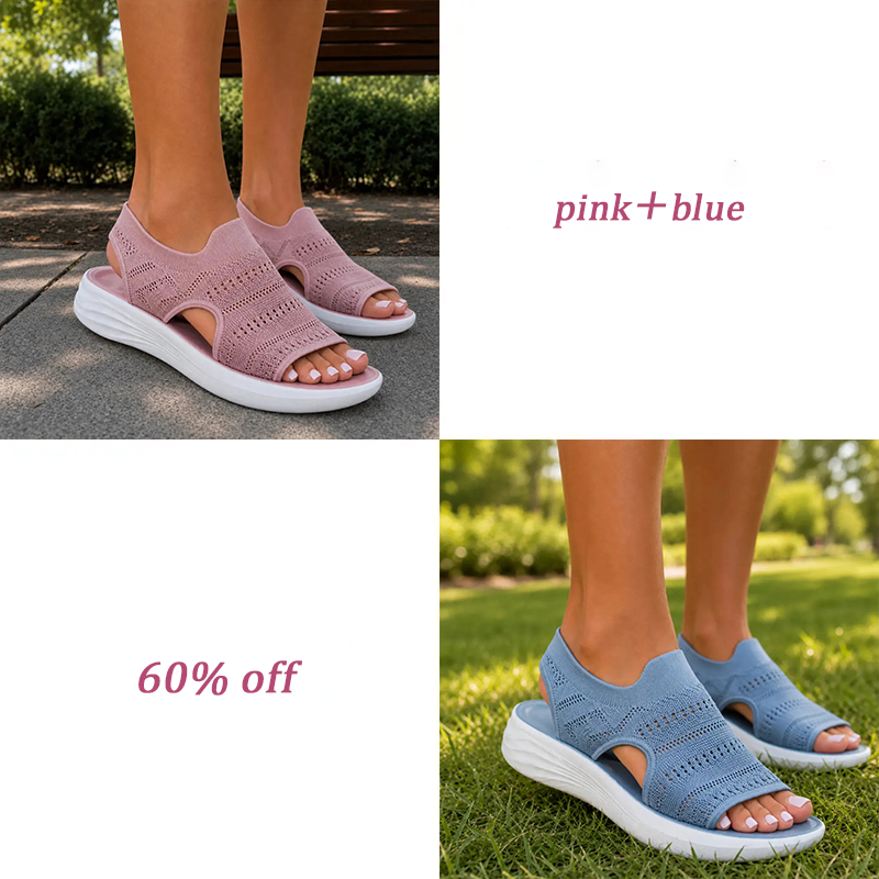 Matufit™ – Knit Platform Comfort Sandals for Women