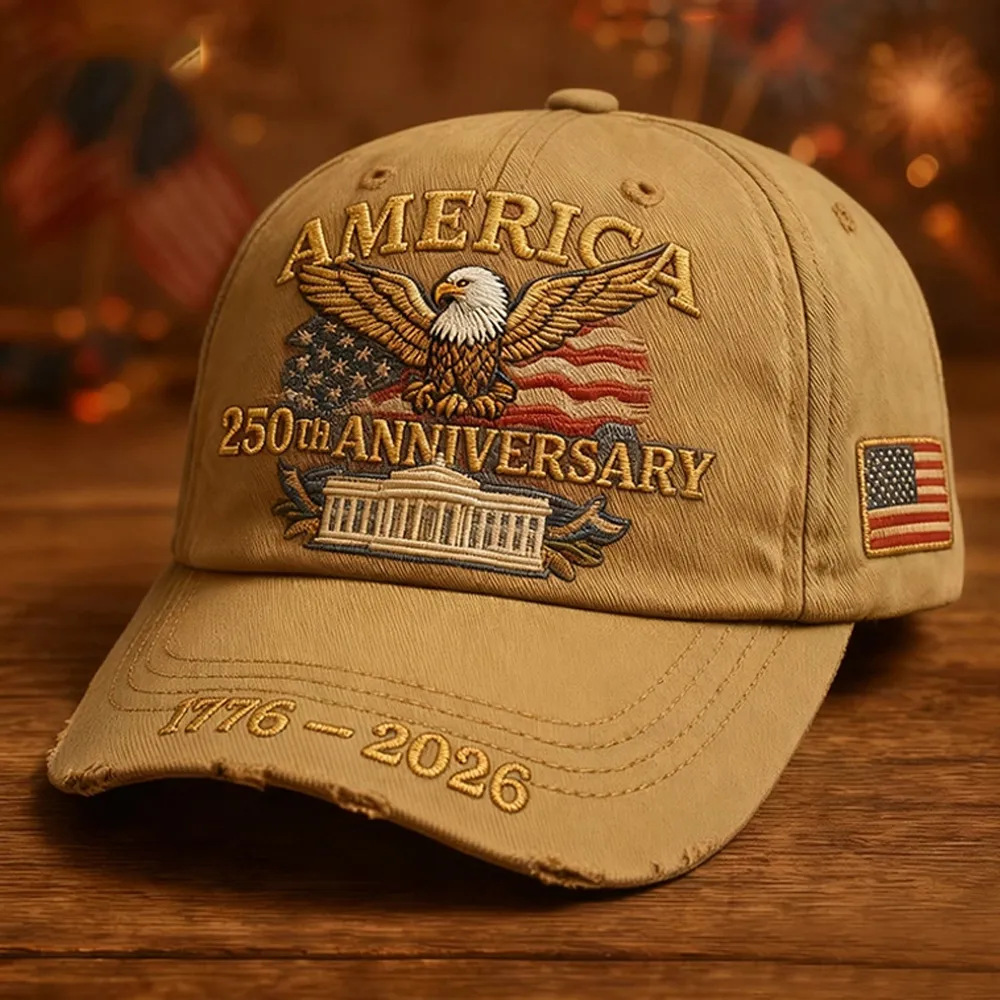 United States 250th Anniversary Patriotic Eagle Baseball