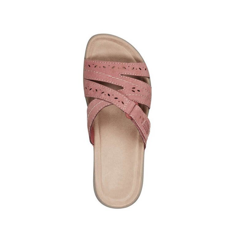 New Comfortable Leather Belt Slippers