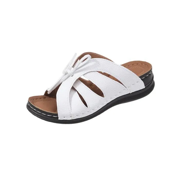 🔥LAST DAY 70% OFF -WOMEN'S COMFORT BOWTIE SLIDE SANDALS
