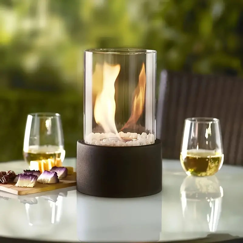kosmooy| Tabletop Bioethanol Fireplace – Modern Elegance and Smoke-Free Flame