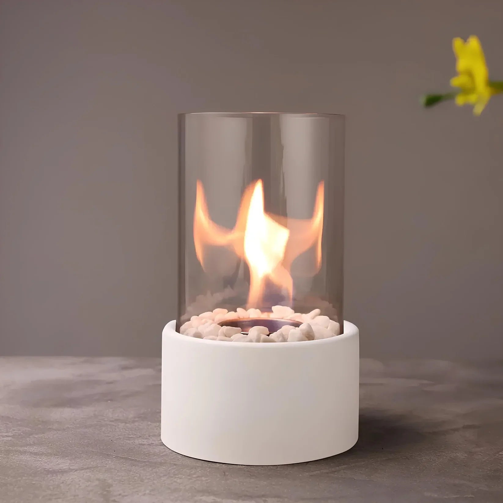 kosmooy| Tabletop Bioethanol Fireplace – Modern Elegance and Smoke-Free Flame
