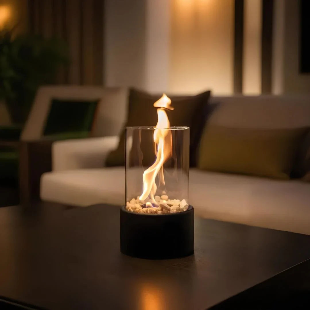 kosmooy| Tabletop Bioethanol Fireplace – Modern Elegance and Smoke-Free Flame