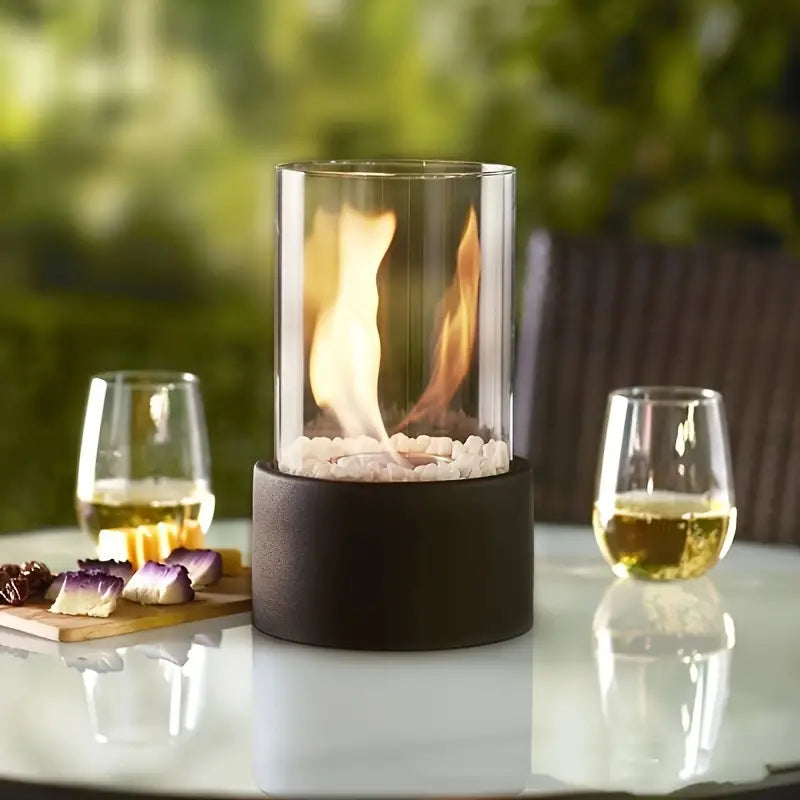 kosmooy| Tabletop Bioethanol Fireplace – Modern Elegance and Smoke-Free Flame