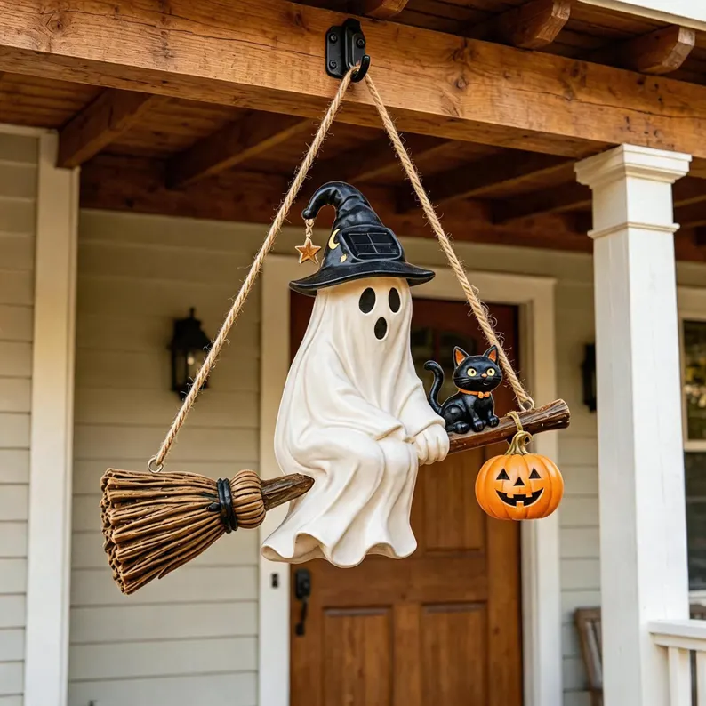 🎃 Halloween Early Bird Sale | 70% OFF 👻 Halloween Solar Ghost Hanging Decor