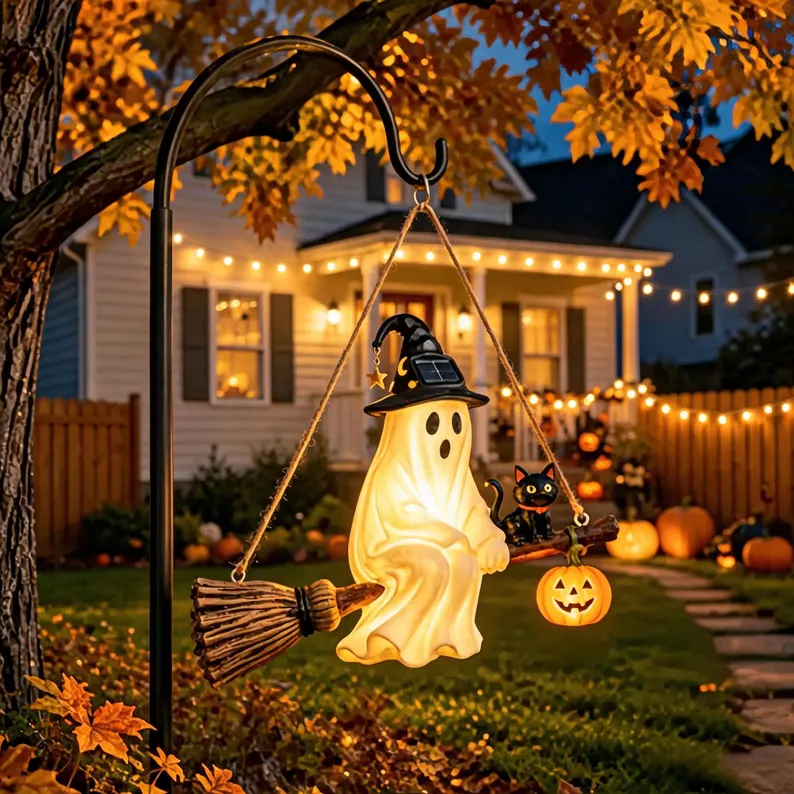 🎃 Halloween Early Bird Sale | 70% OFF 👻 Halloween Solar Ghost Hanging Decor