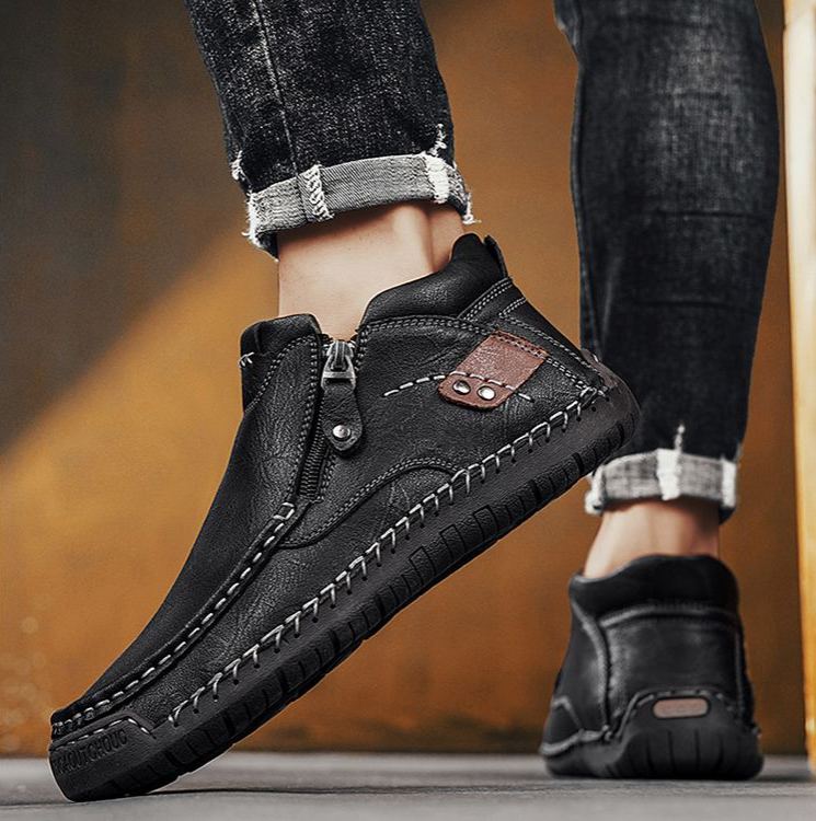 ⏰Last Day! 70% OFF🔥Men's Genuine Leather Orthopedic Walking Boots