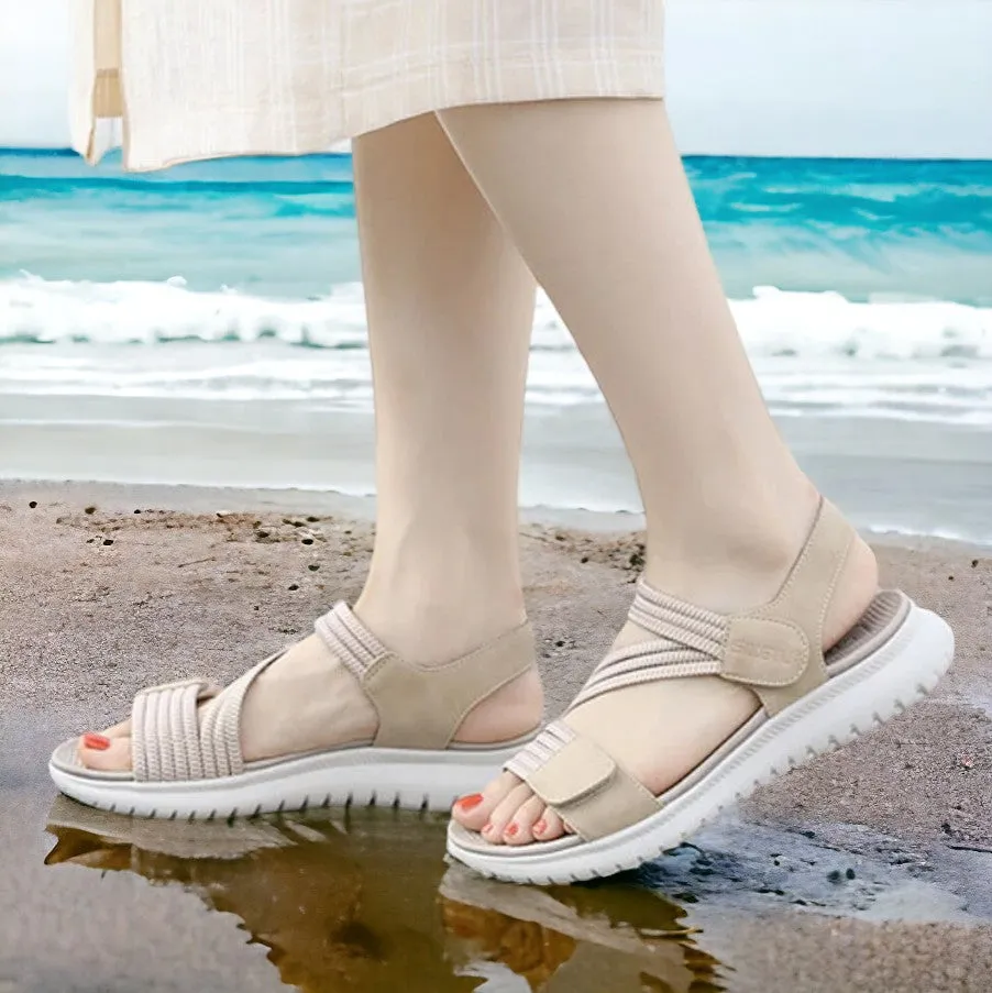 COMFORTABLE WALKING SANDALS WITH ARCH SUPPORT