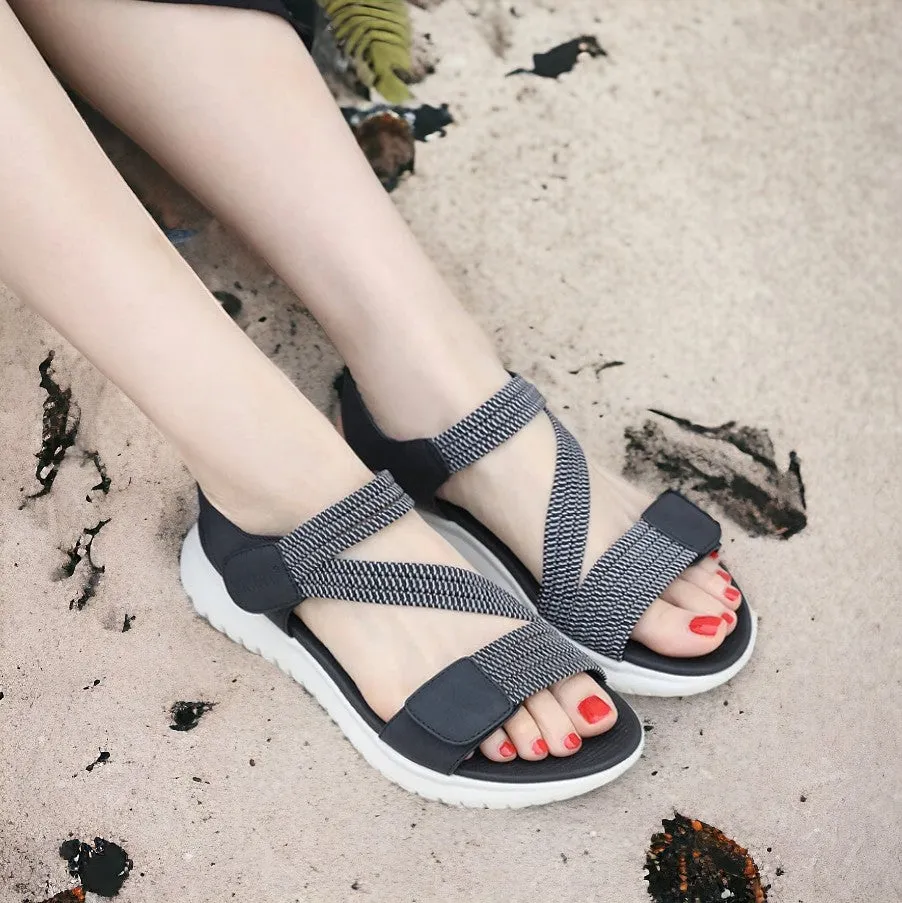 COMFORTABLE WALKING SANDALS WITH ARCH SUPPORT