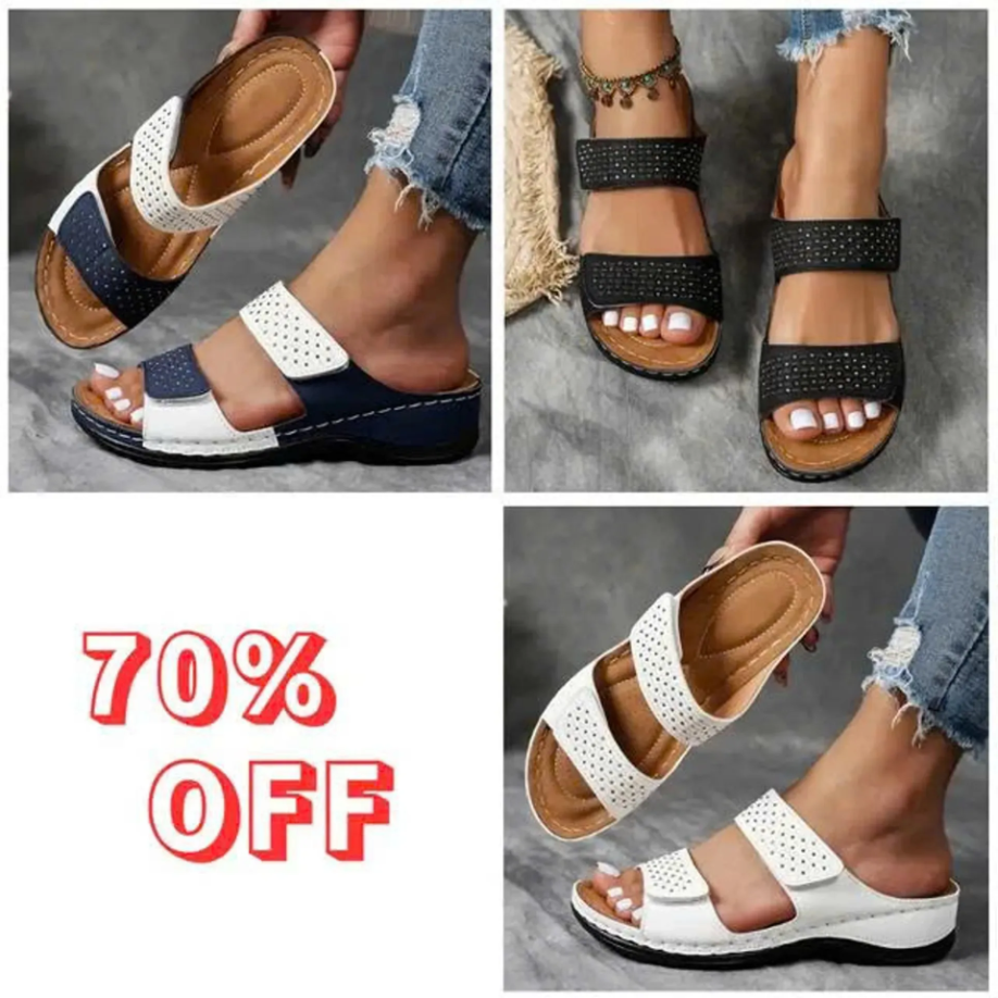 🔥Last Chance Deal – 70% OFF🔥 | Lightweight wedge sandals with soft cushioning and arch support for women!