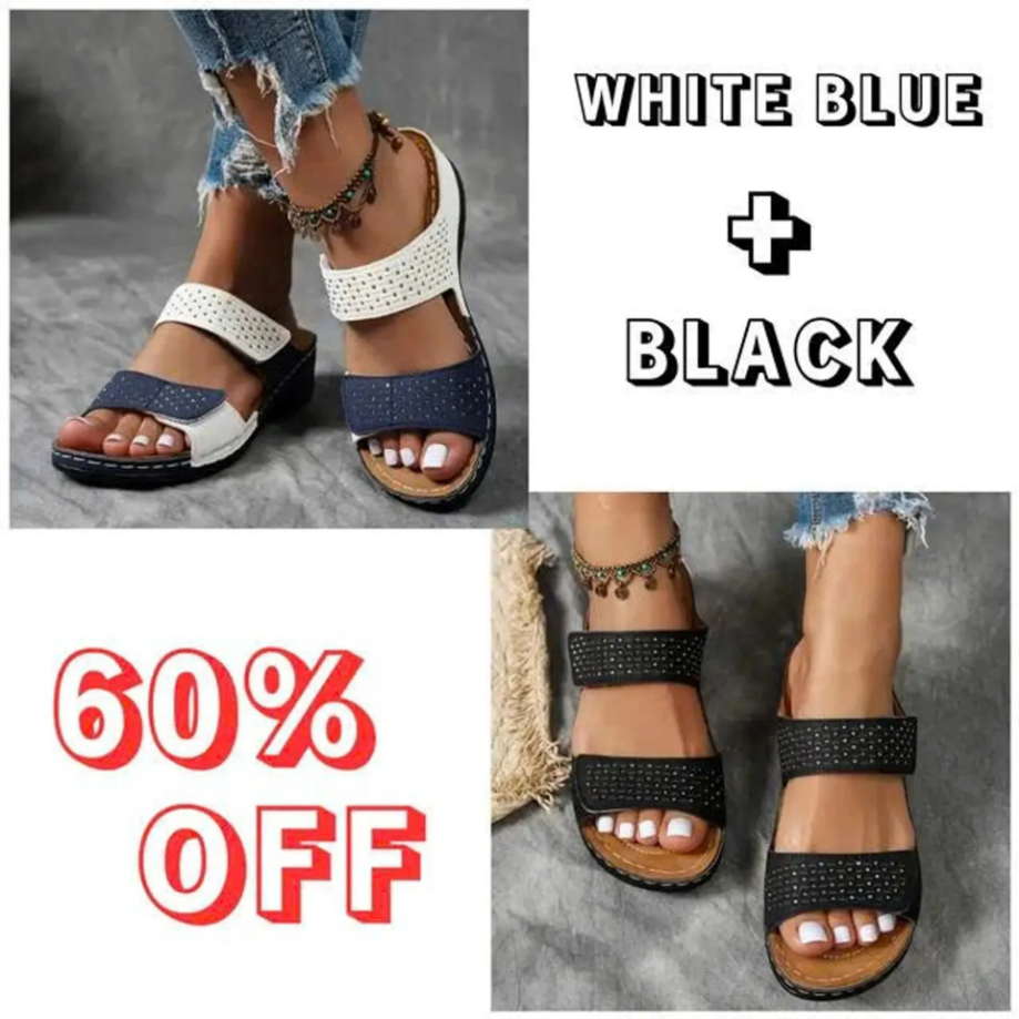 🔥Last Chance Deal – 70% OFF🔥 | Lightweight wedge sandals with soft cushioning and arch support for women!