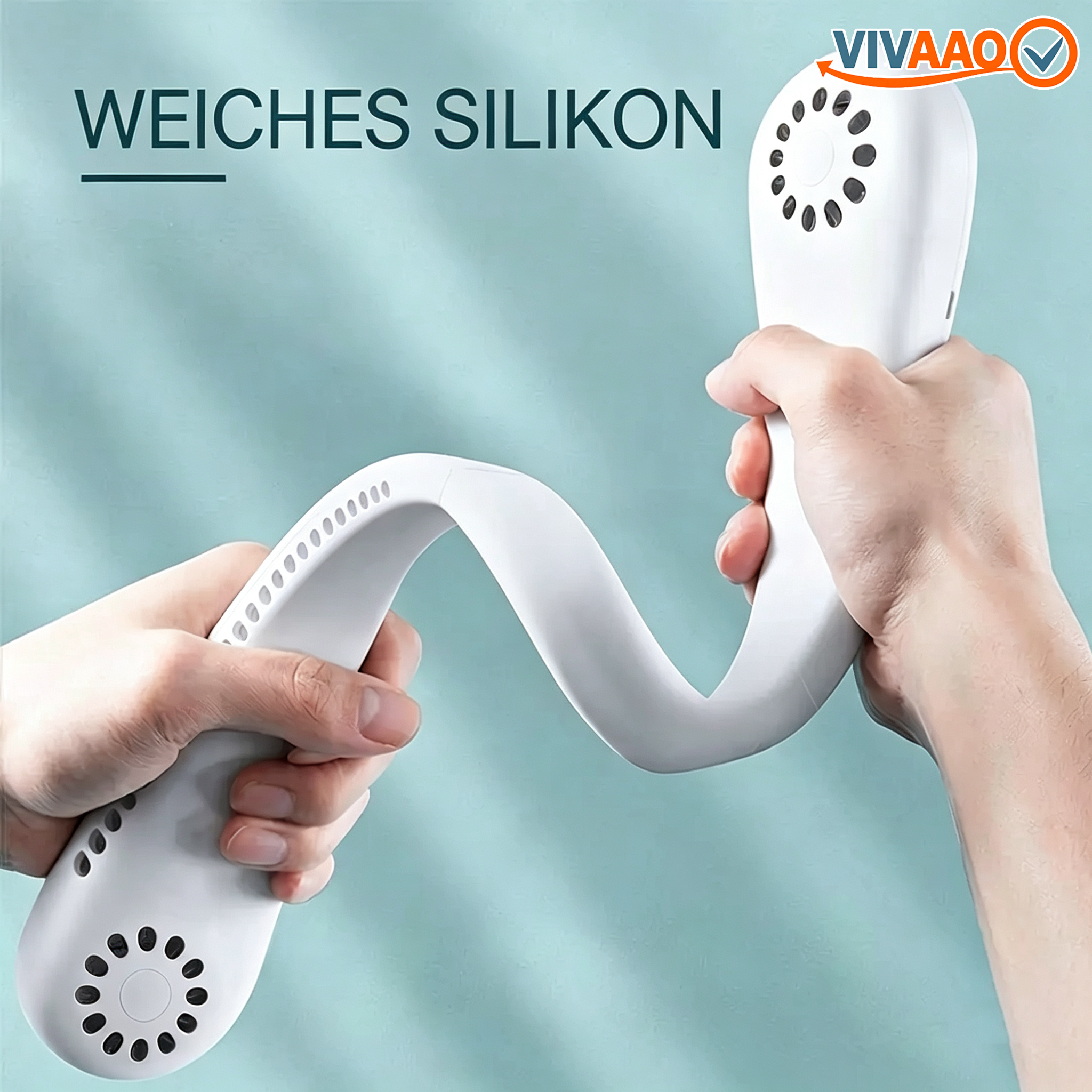 Tragbarer, flügelloser Nackenventilator – (Importware)